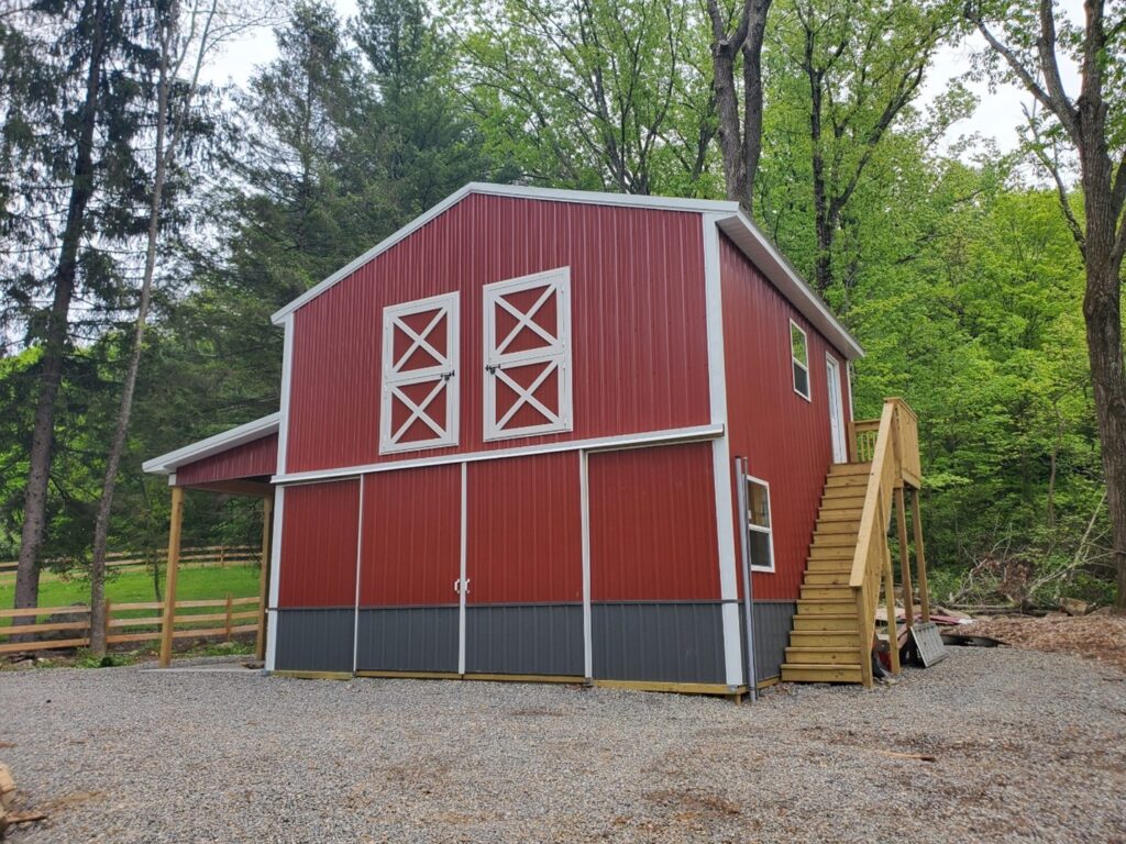 Hay Pole Barns in Cherry Hill